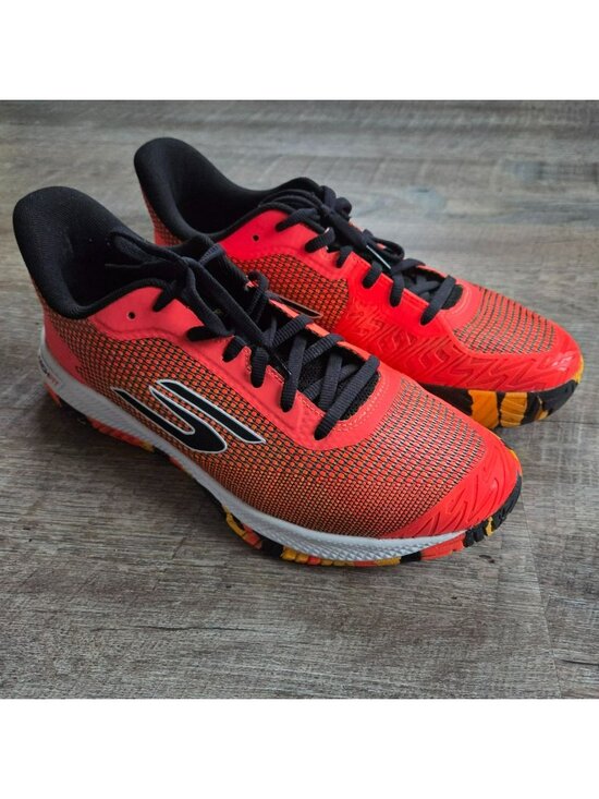 Men\'s Sketchers Viper Court Pro 2.0 Pickleball Sneakers/Shoes Size 9.5 Orange/Bl main image 10